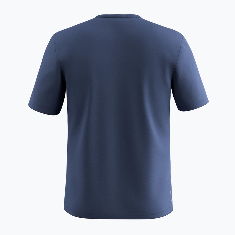Koszulka męska Salewa Solidlogo Dry dark denim 2
