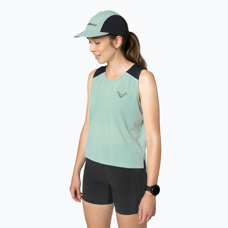 Koszulka do biegania damska DYNAFIT Sky Crop Top jadelite 2