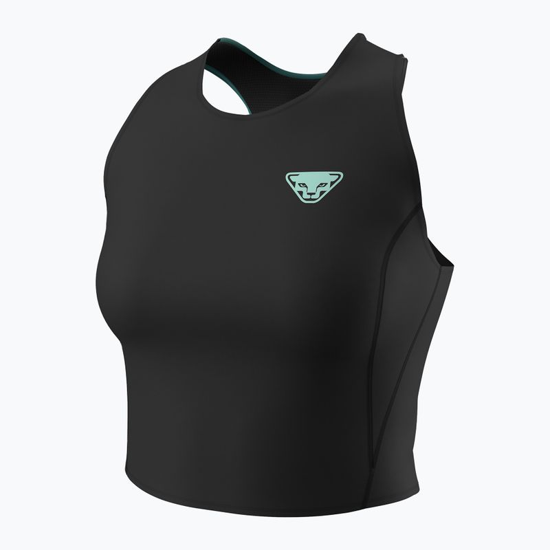 Koszulka do biegania damska DYNAFIT Trail Crop Top black out 3