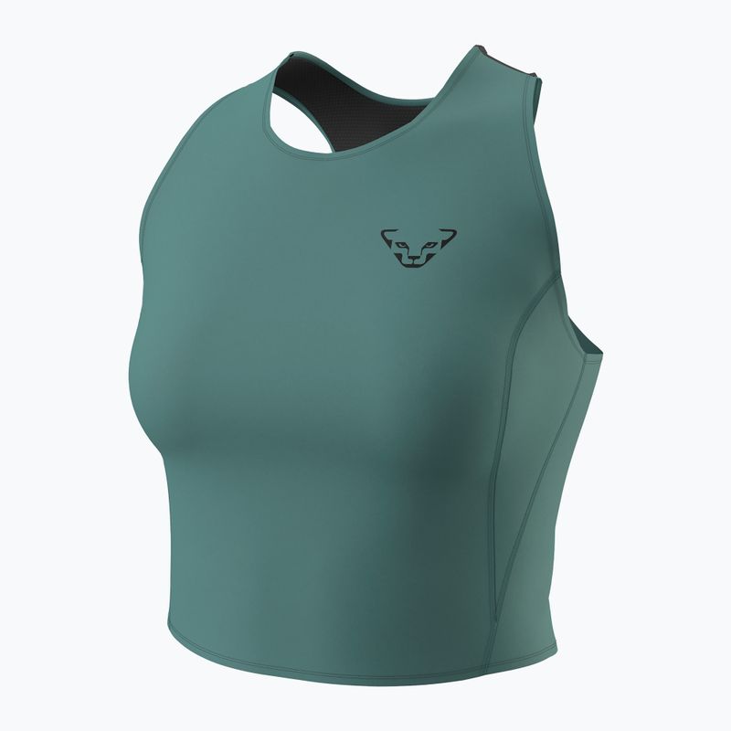 Koszulka do biegania damska DYNAFIT Trail Crop Top atlantic 5