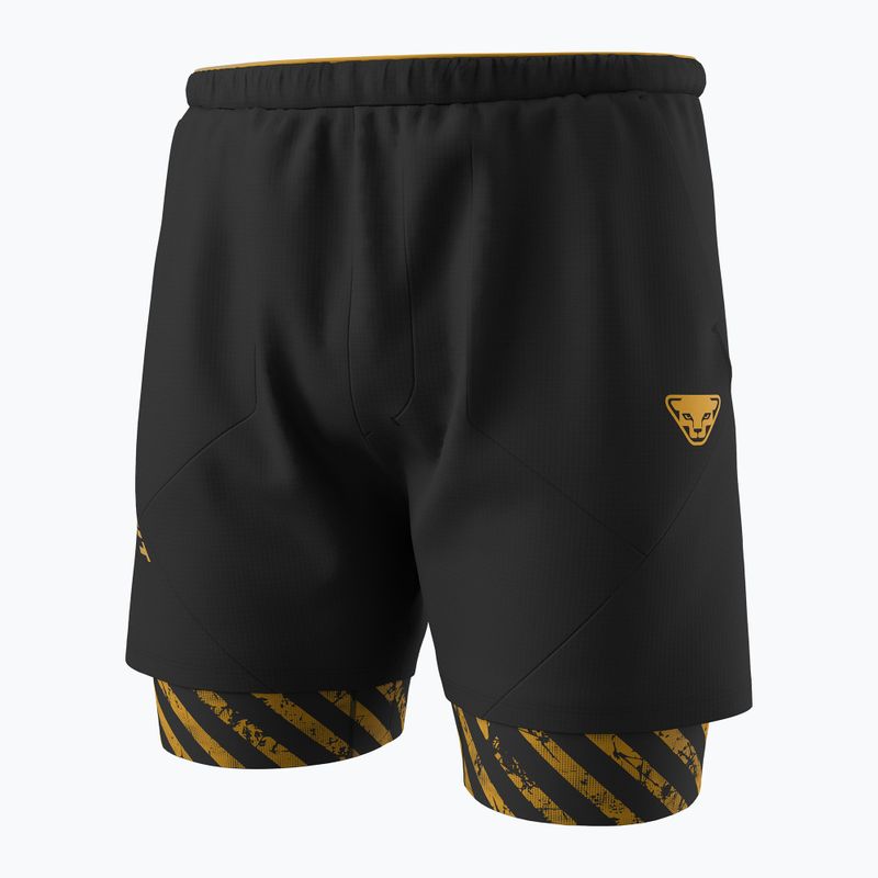 Spodenki do biegania męskie DYNAFIT Trail 2IN1 black out tobacco