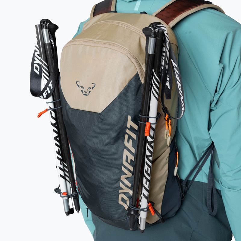 Plecak turystyczny męski DYNAFIT Transalper 18 l rock khaki/blueberry 4