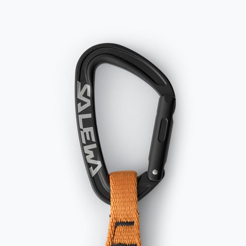 Ekspres wspinaczkowy Salewa Ortles Str/Bnt 110 Qd black/orange 4