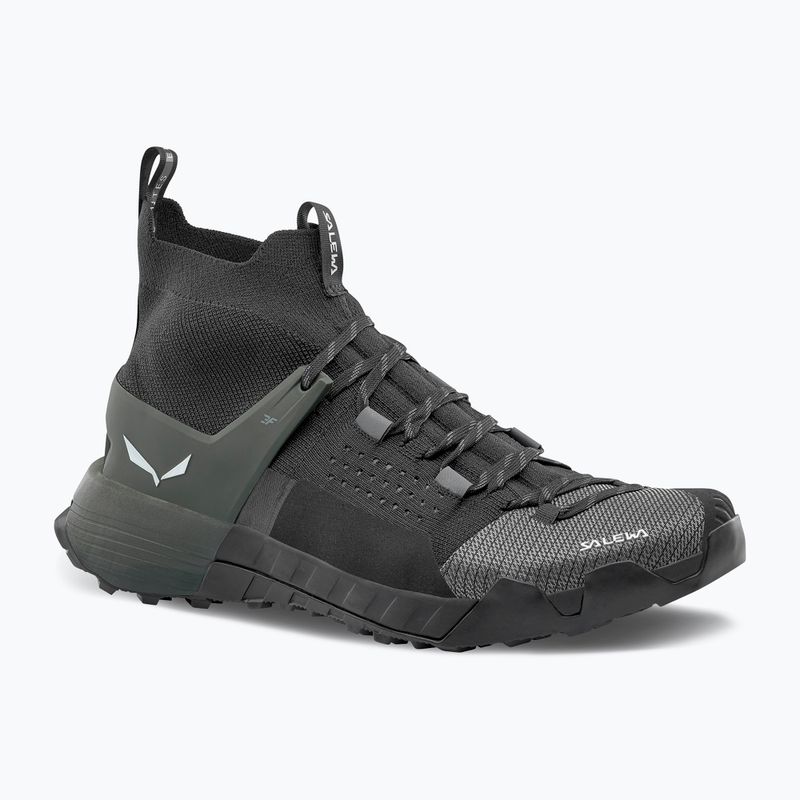 Buty podejściowe męskie Salewa Wildfire Nxt Knit onyx/dark olive 8