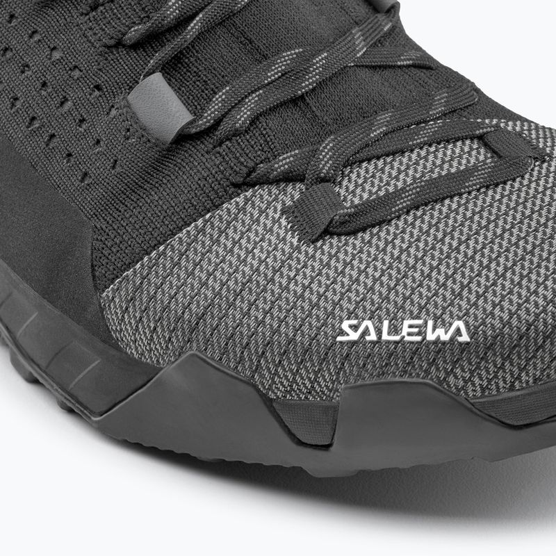 Buty podejściowe męskie Salewa Wildfire Nxt Knit onyx/dark olive 15