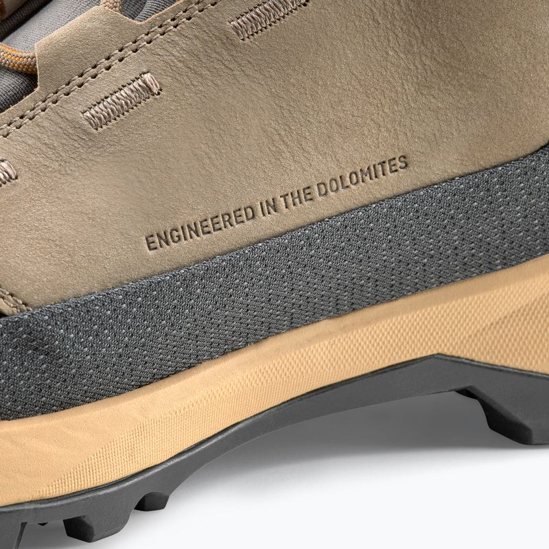 Buty trekkingowe męskie Salewa Puez Leather Mid Ptx bungee cord/onyx 9