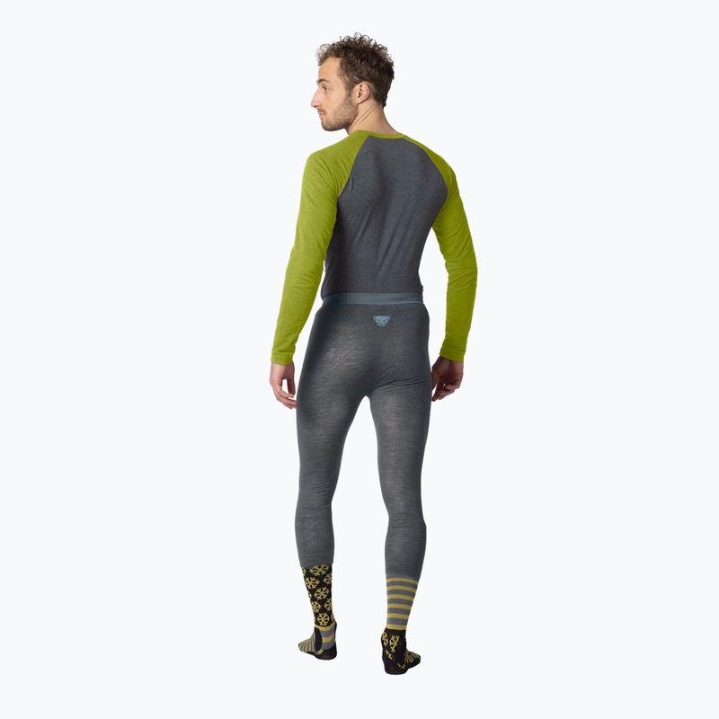 Bluza termoaktywna męska DYNAFIT Tour Light Merino golden lime 3