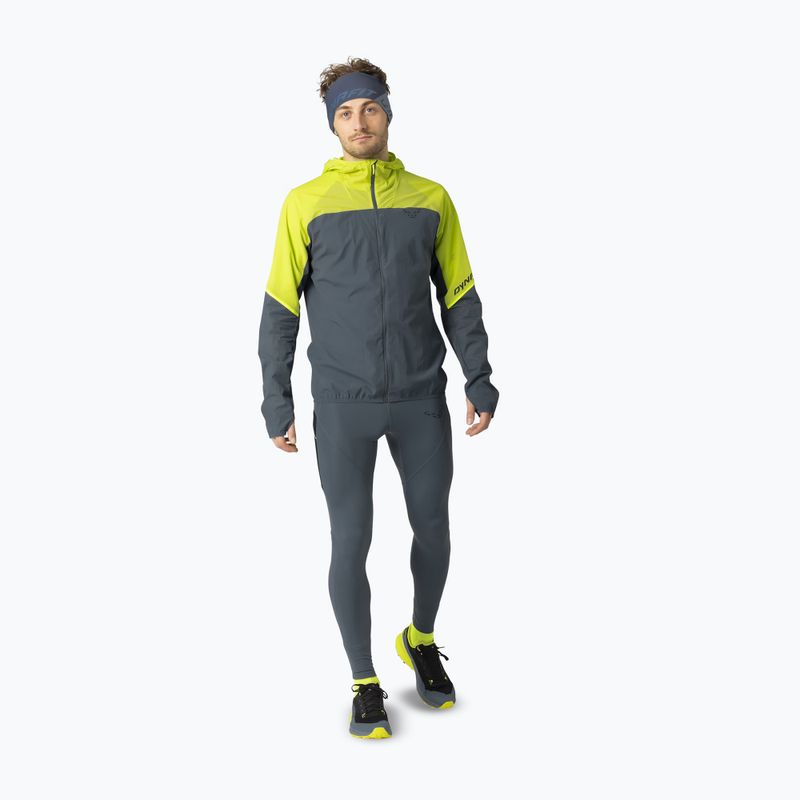 Kurtka do biegania męska DYNAFIT Alpine Wind ultra yellow 2