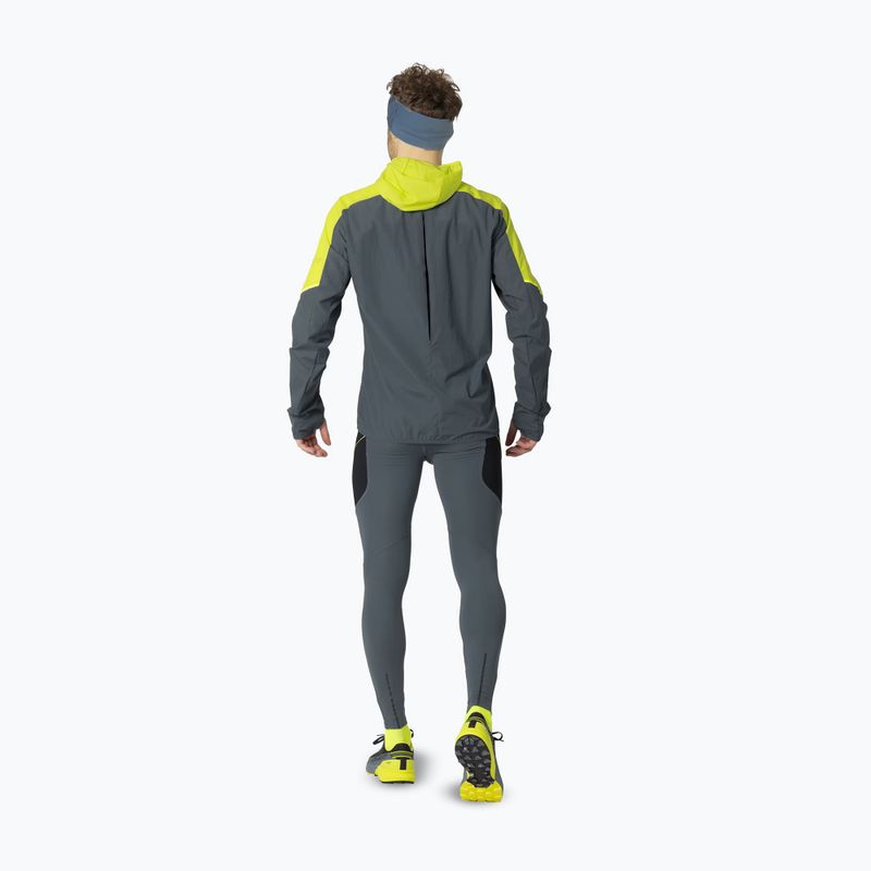 Kurtka do biegania męska DYNAFIT Alpine Wind ultra yellow 3
