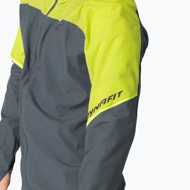 Kurtka do biegania męska DYNAFIT Alpine Wind ultra yellow 5