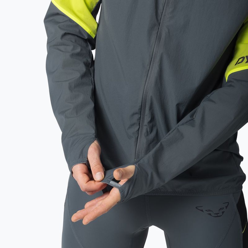 Kurtka do biegania męska DYNAFIT Alpine Wind ultra yellow 6