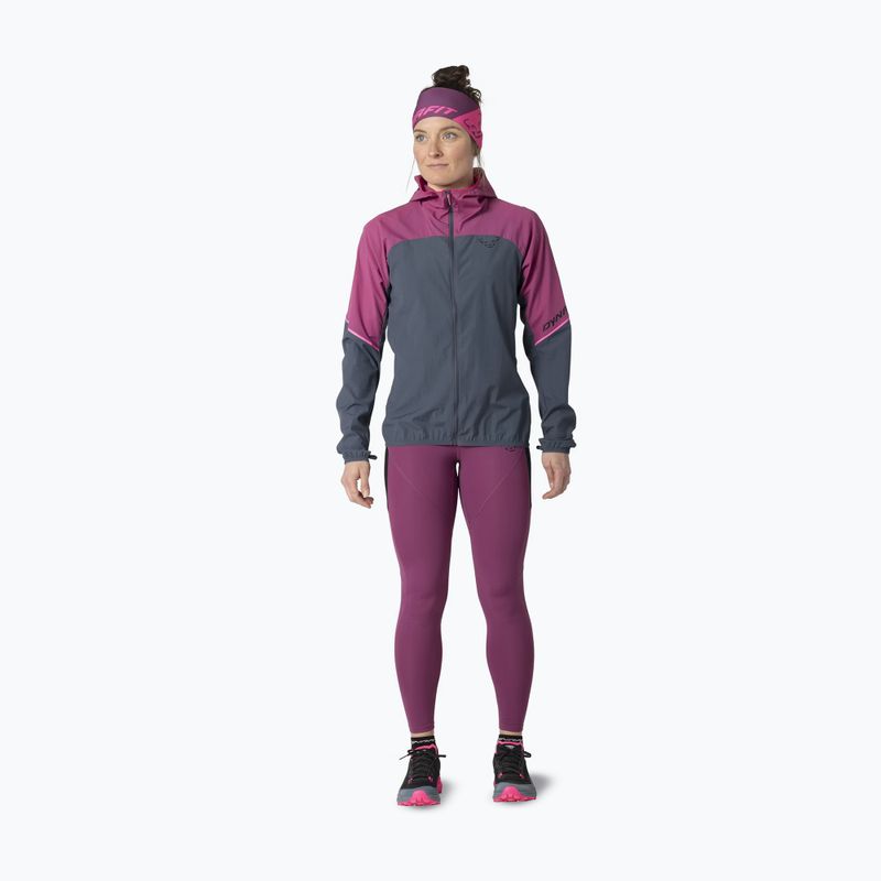 Kurtka do biegania damska DYNAFIT Alpine Wind magenta 2