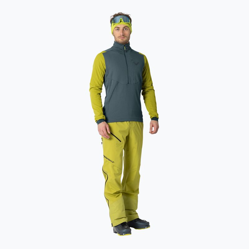 Bluza skiturowa męska DYNAFIT Blacklight Thermal 1/2 Zip golden lime 2