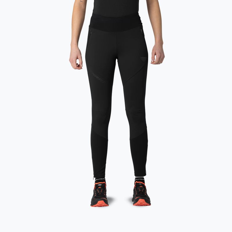 Spodnie do biegania damskie DYNAFIT Alpine Softshell Hybrid black out