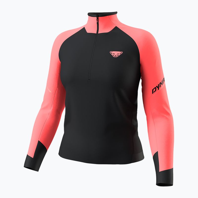 Bluza do biegania damska DYNAFIT Alpine 1/2 Zip Tee ultra coral/0910 4