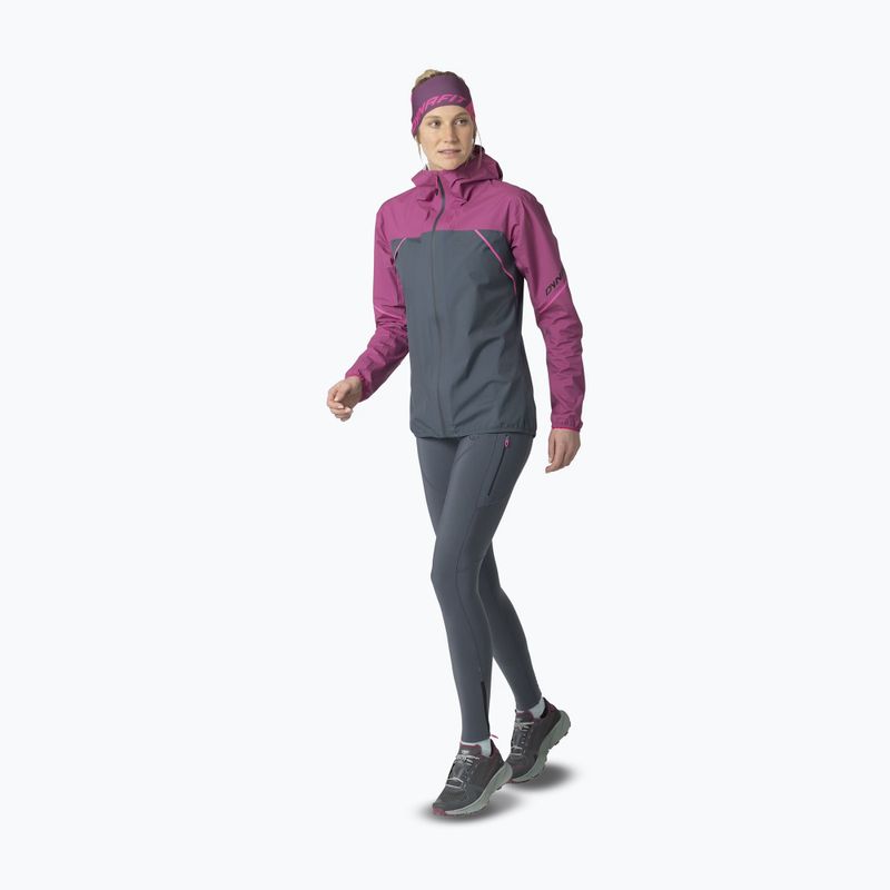 Kurtka do biegania damska DYNAFIT Alpine 3L magenta 2