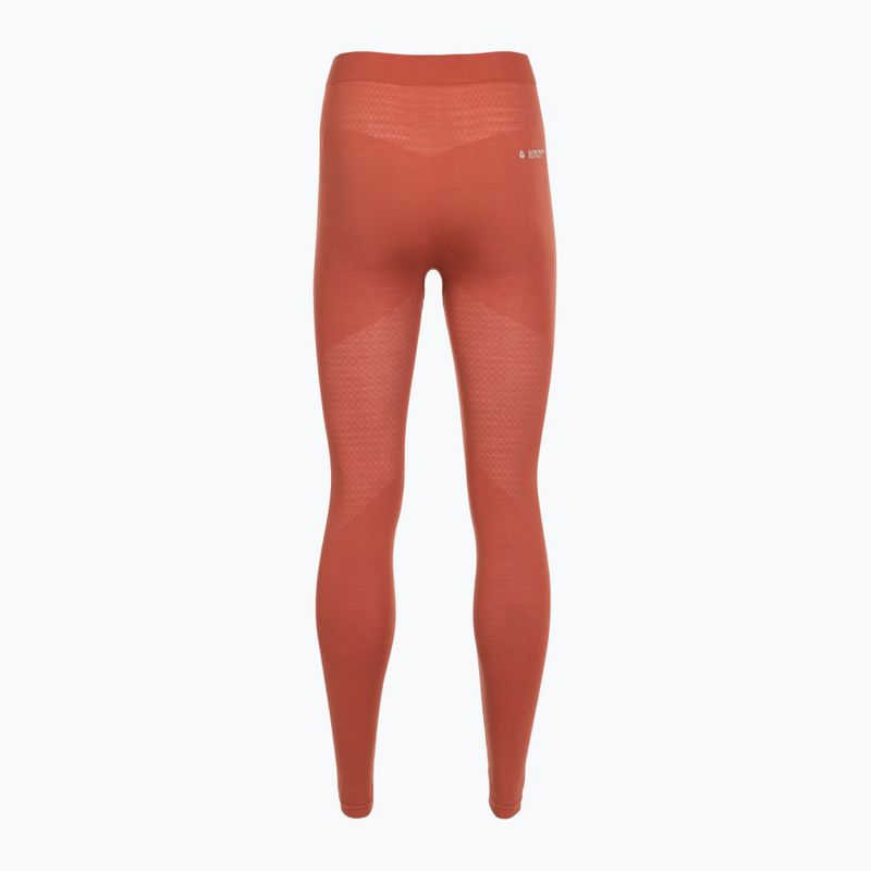 Spodnie termoaktywne damskie Salewa Zebru Medium Warm AMR etruscan red 2