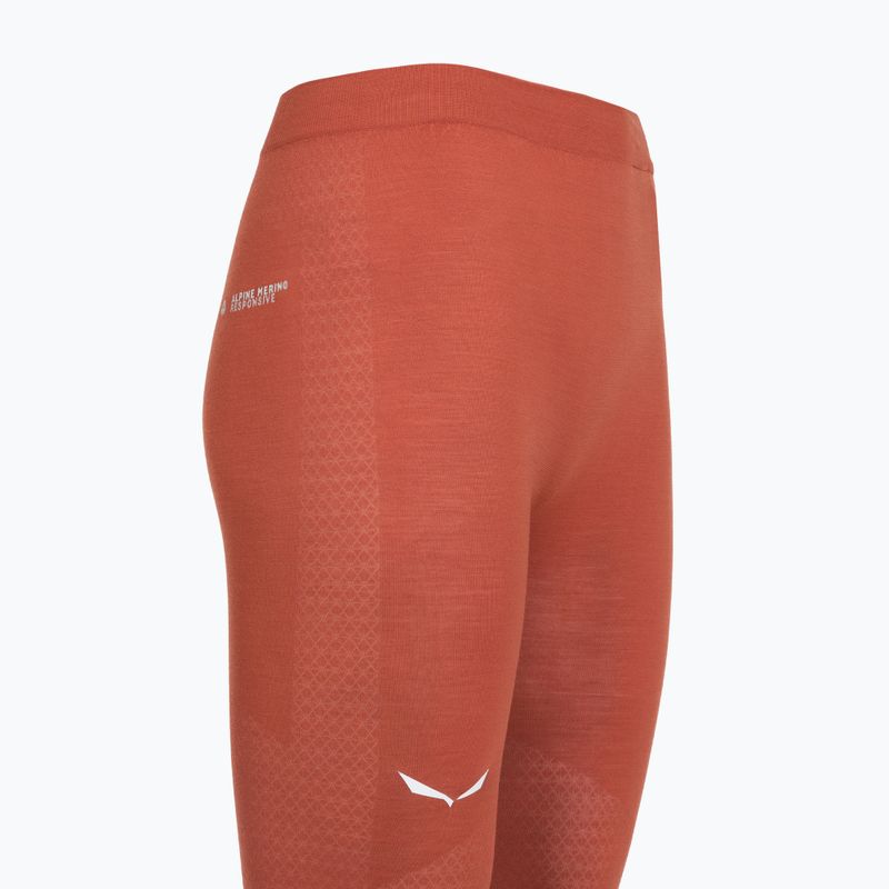 Spodnie termoaktywne damskie Salewa Zebru Medium Warm AMR etruscan red 3