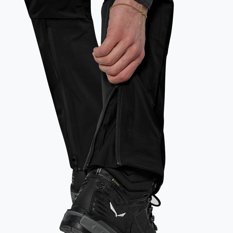 Spodnie trekkingowe męskie Salewa Ortles DST/SW black out 6