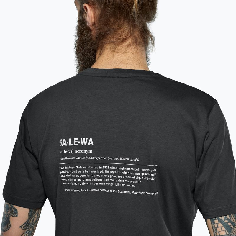 Koszulka męska Salewa Eagle Vocab black out 4
