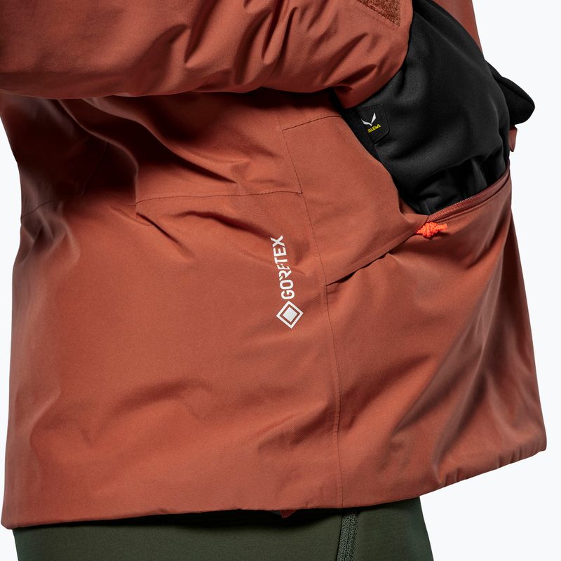 Kurtka przeciwdeszczowa damska Salewa Puez GTX 2L EPE etruscan red 4