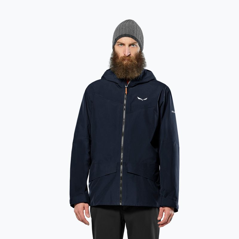 Kurtka przeciwdeszczowa męska Salewa Puez GTX 2L EPE navy blazer