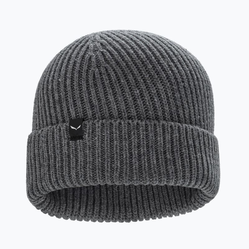 Czapka zimowa Salewa Re-Zebru Knit light grey melange
