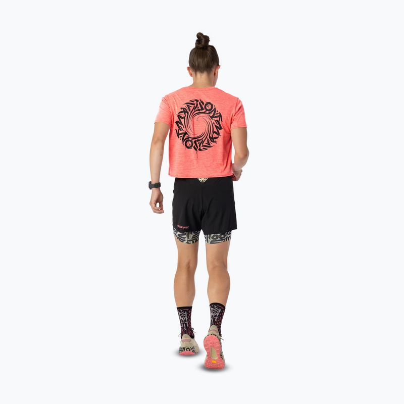 Koszulka do biegania damska DYNAFIT Trail ultra coral 3