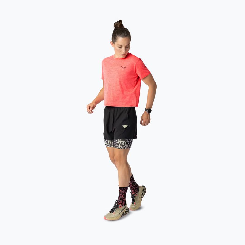 Spodenki do biegania damskie DYNAFIT Trail 2IN1 black out overcast 2