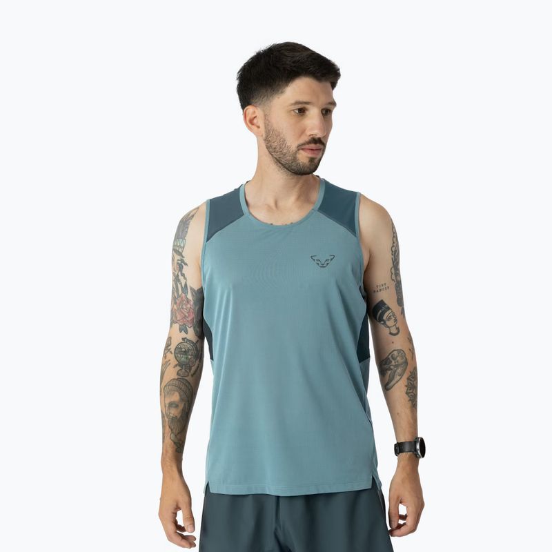 Koszulka do biegania męska DYNAFIT Sky Tank smoke blue