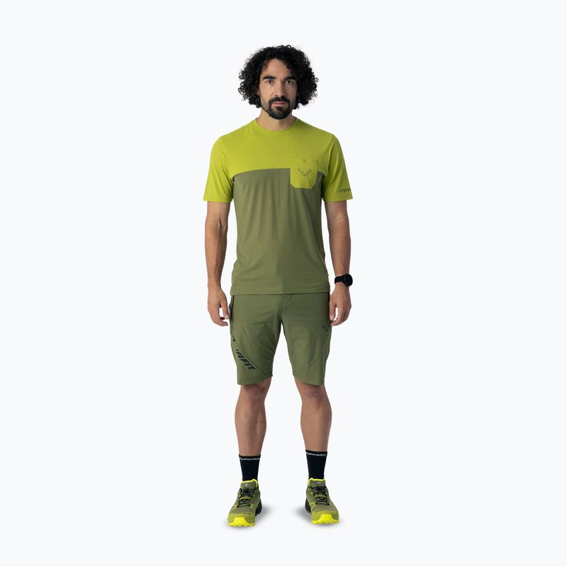 Koszulka trekkingowa męska DYNAFIT Transalper Pocket golden lime/5a40 2