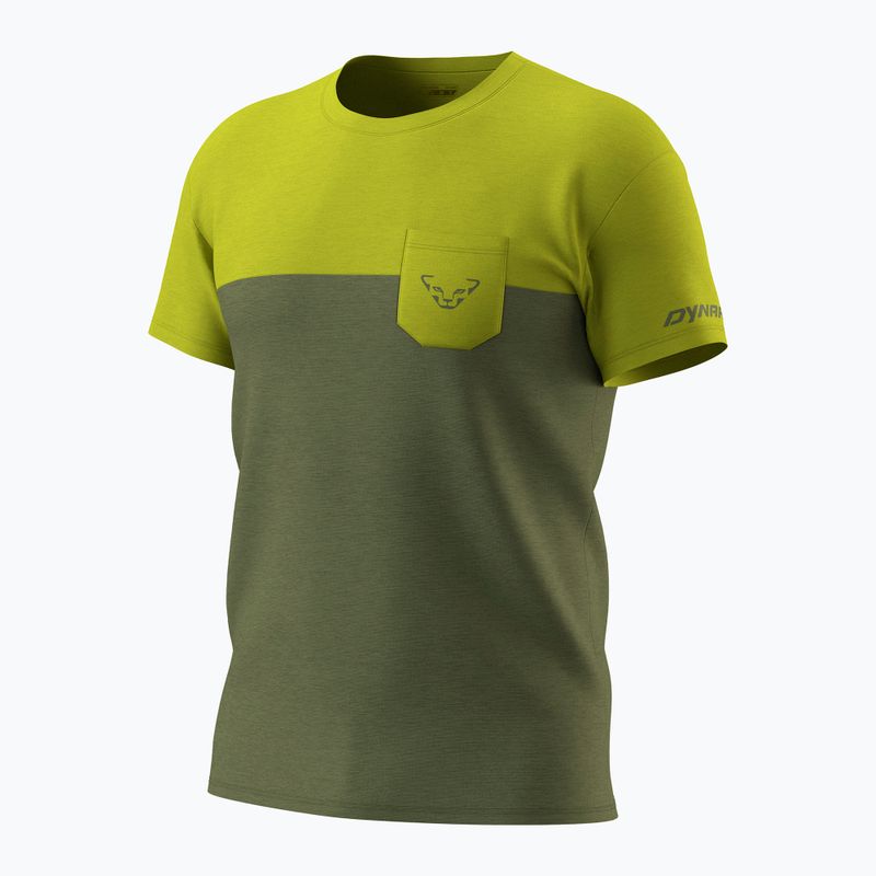 Koszulka trekkingowa męska DYNAFIT Transalper Pocket golden lime/5a40 3