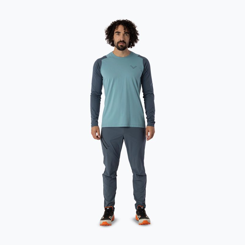 Longsleeve trkkingowy męski DYNAFIT Transalper smoke blue/0720 2