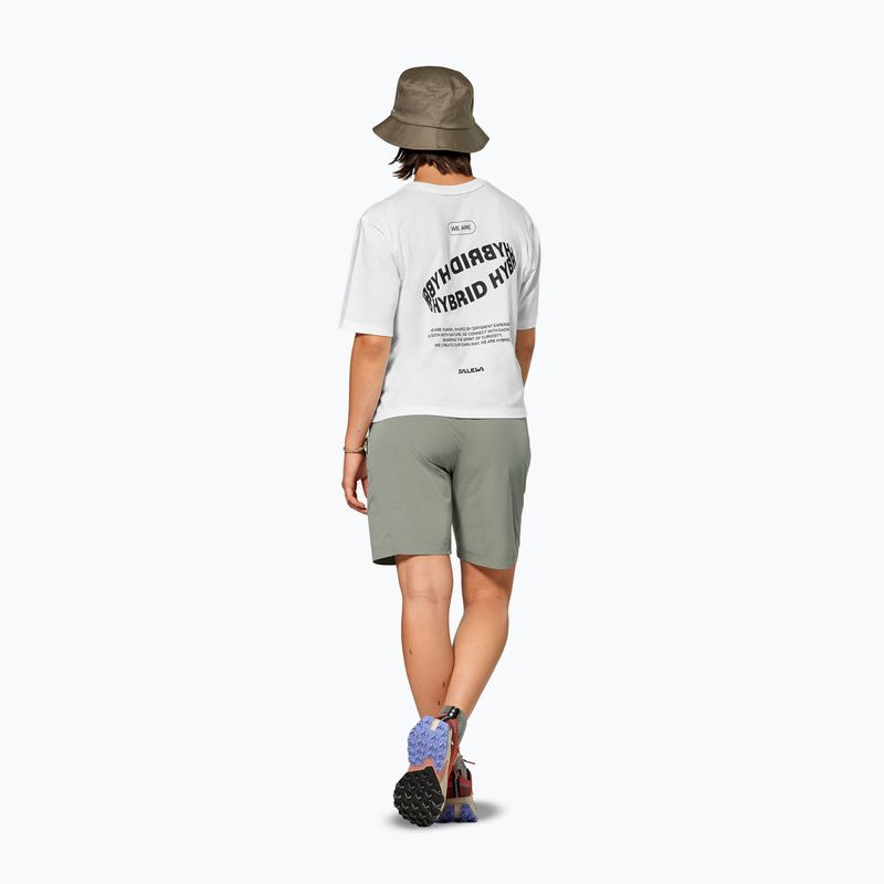 Spodenki trekkingowe damskie Salewa Puez Talvena DST faded green 3
