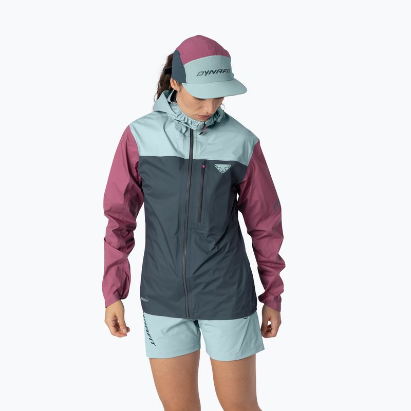 Kurtka przeciwdeszczowa damska DYNAFIT Traverse 3L cinder cloud blue/3180