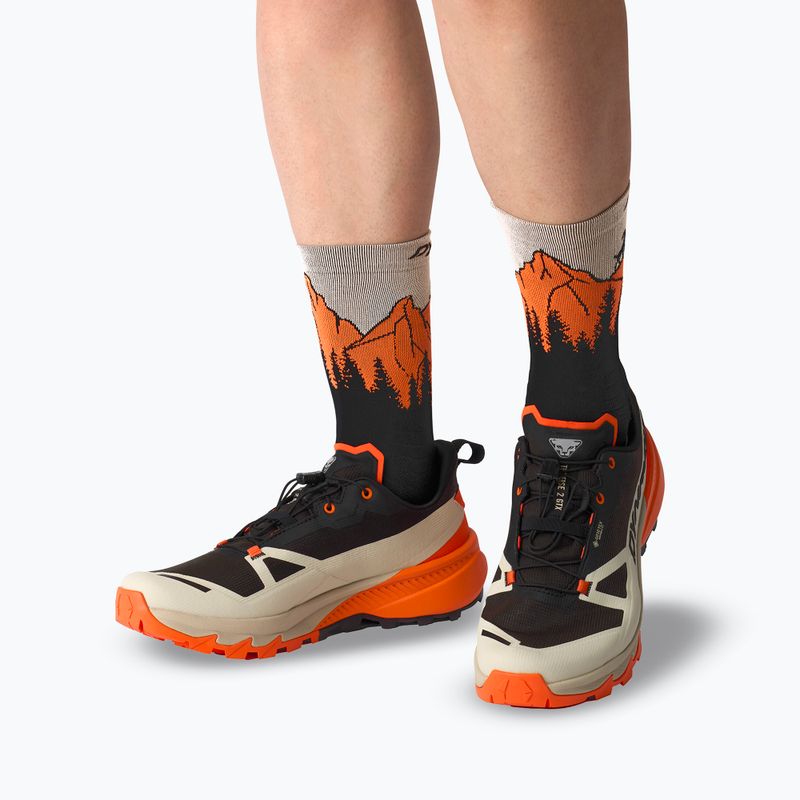 Skarpety DYNAFIT Traverse Crew black out ultra orange/4220 7