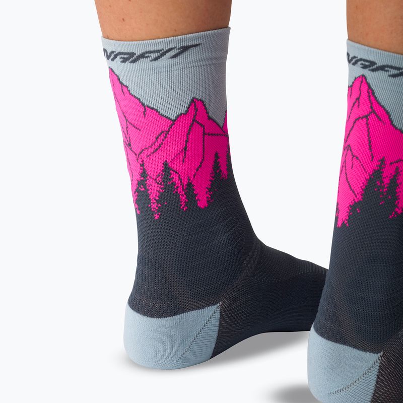 Skarpety DYNAFIT Traverse Crew cinder pink glo/6070 9