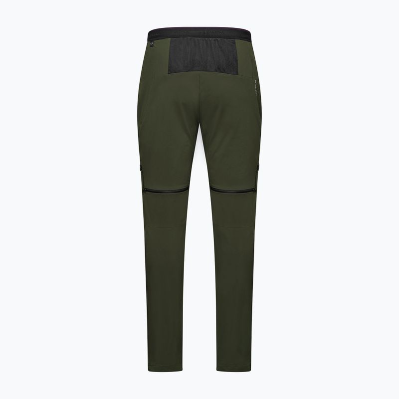 Spodnie trekkingowe męskie Salewa Pedroc 3 DST 2IN1 dark olive 8