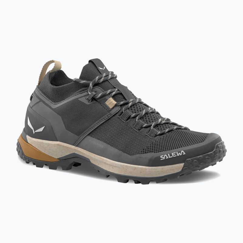 Buty trekkingowe męskie Salewa Puez 2 Knit Powertex black/black 8
