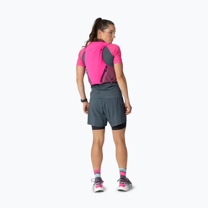 Kamizelka do biegania DYNAFIT Alpine 8 Vest pink glo/amaranth 3