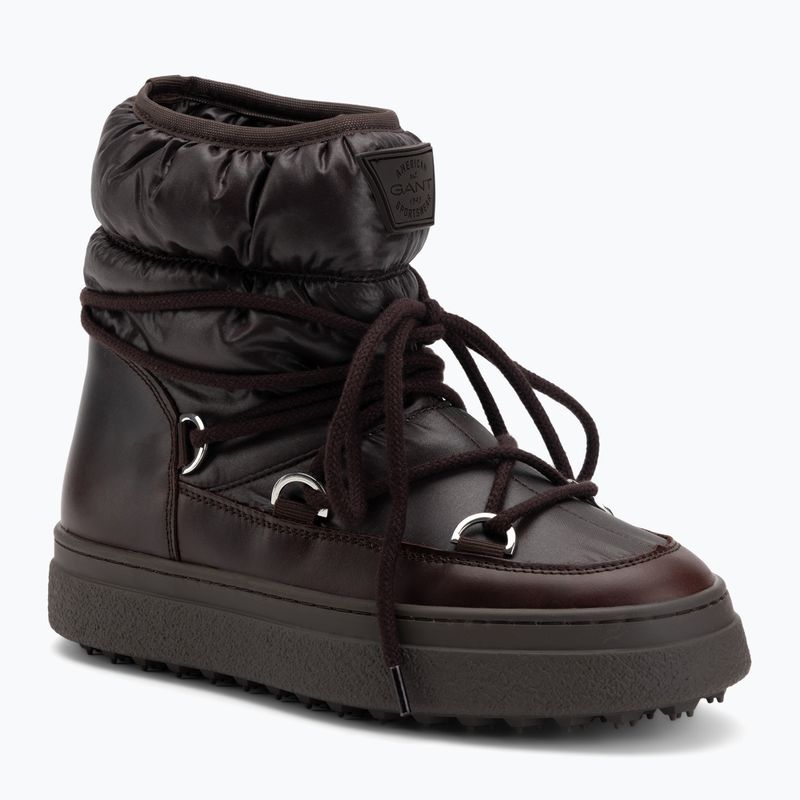 Śniegowce damskie GANT Snowhill dark brown