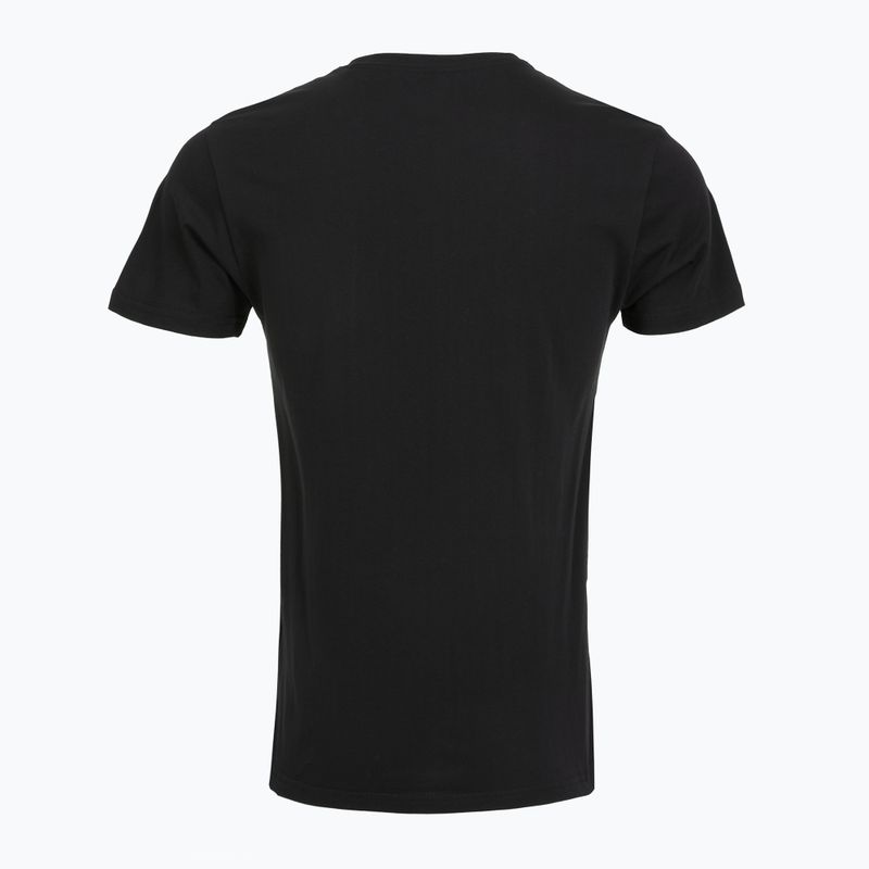Koszulka męska Alpha Industries Basic Small Logo black/neon orange 6