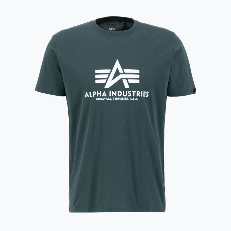 Koszulka męska Alpha Industries Basic navy green