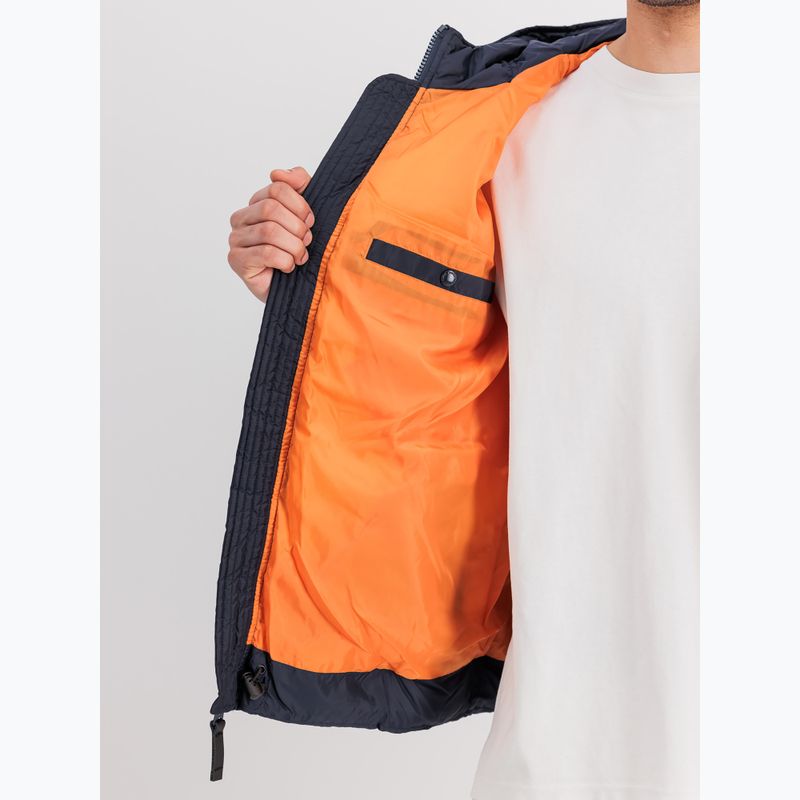 Kurtka męska Alpha Industries Hooded Puffer Faux Down rep.blue 4