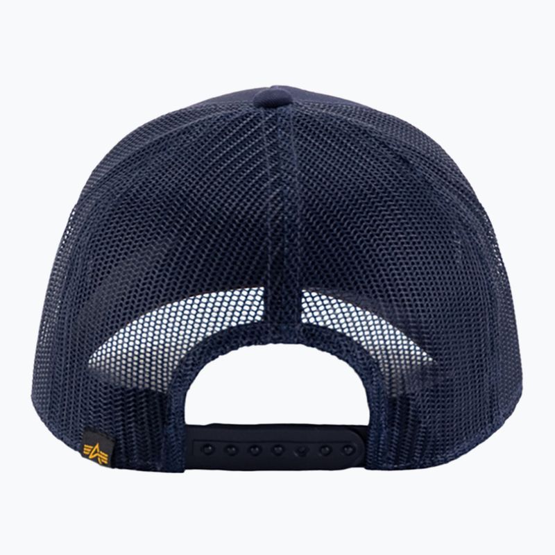 Czapka z daszkiem męska Alpha Industries Label Trucker rep.blue 6