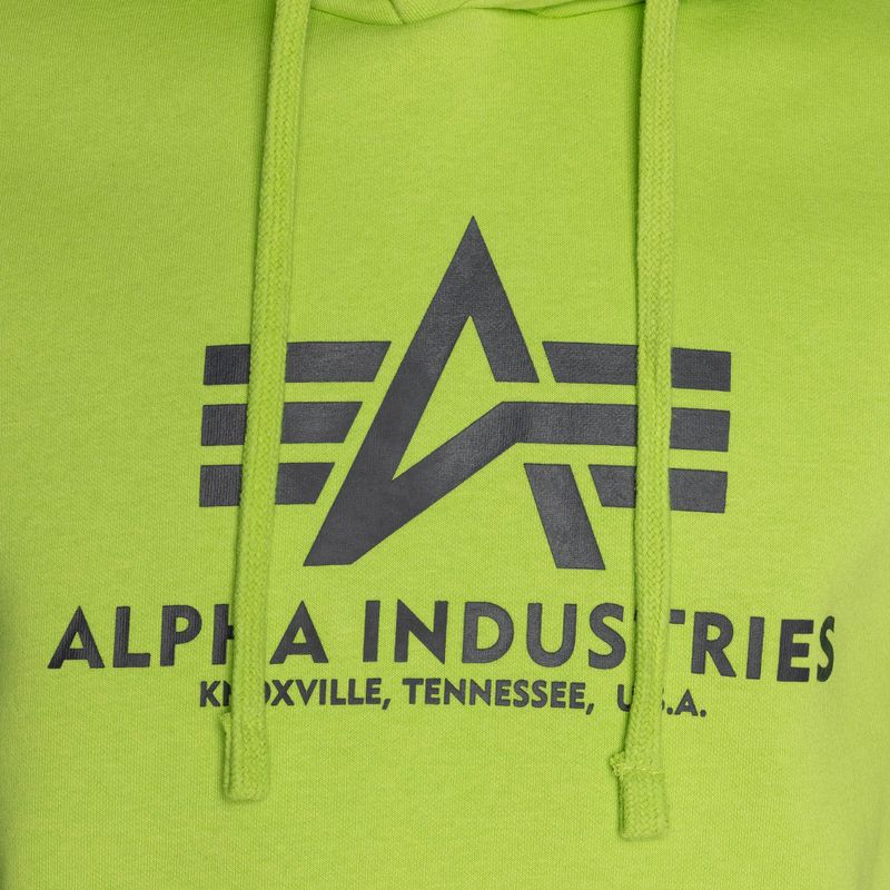 Bluza męska Alpha Industries Basic hornet green 3