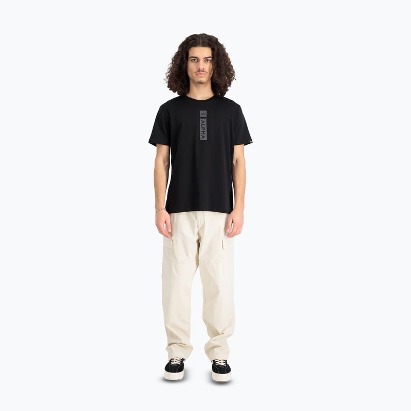 Koszulka męska Alpha Industries Puff Print black 2
