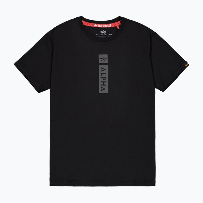 Koszulka męska Alpha Industries Puff Print black 7