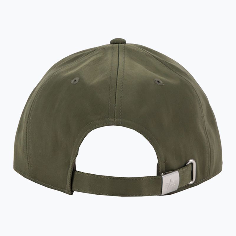 Czapka z daszkiem męska Alpha Industries Metal Label dark olive 6
