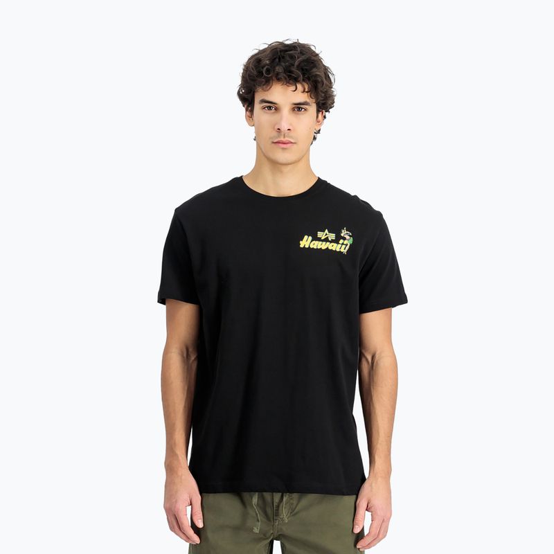 Koszulka męska Alpha Industries Pearl Harbor Back Print black